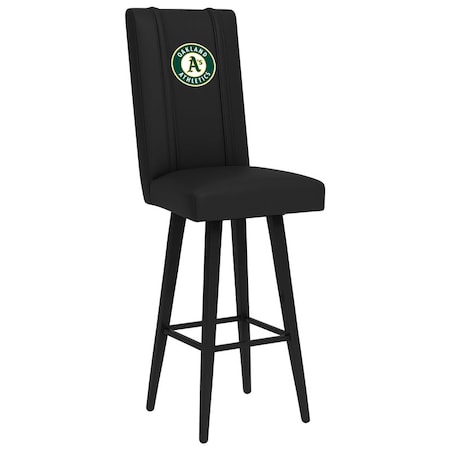 Dreamseat Swivel Bar Stool 2000 with Oakland Athletics Logo XZ2000BSSBLK-PSMLB21090